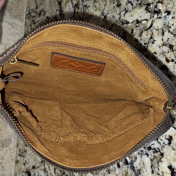 Patricia Nash Travel Sticker Cassini Wristlet